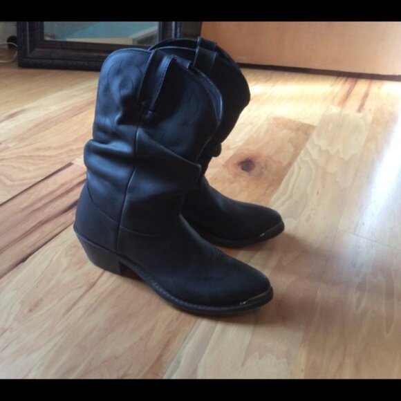 Black Durango cowboy boots - Picture 1 of 5